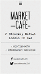 Mobile Screenshot of market-cafe.co.uk